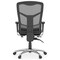 Officesource CoolMesh Collection Multi-Function, High Back Mesh Back Chair with Upholstered Seat and Black Frame OSTW8908FBK - alternate 5
